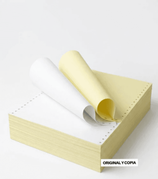 Papel de formas continuas media carta 2 partes CF-4048